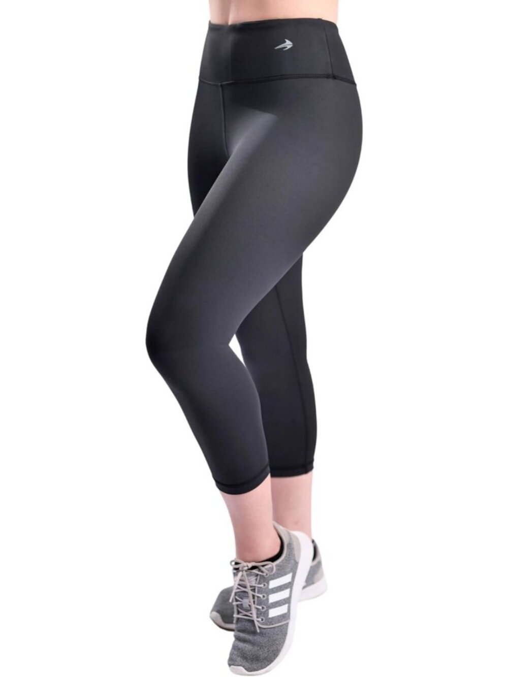 High Waisted Capri Compression Leggings for Women - Tummy Control, Yoga, Gym